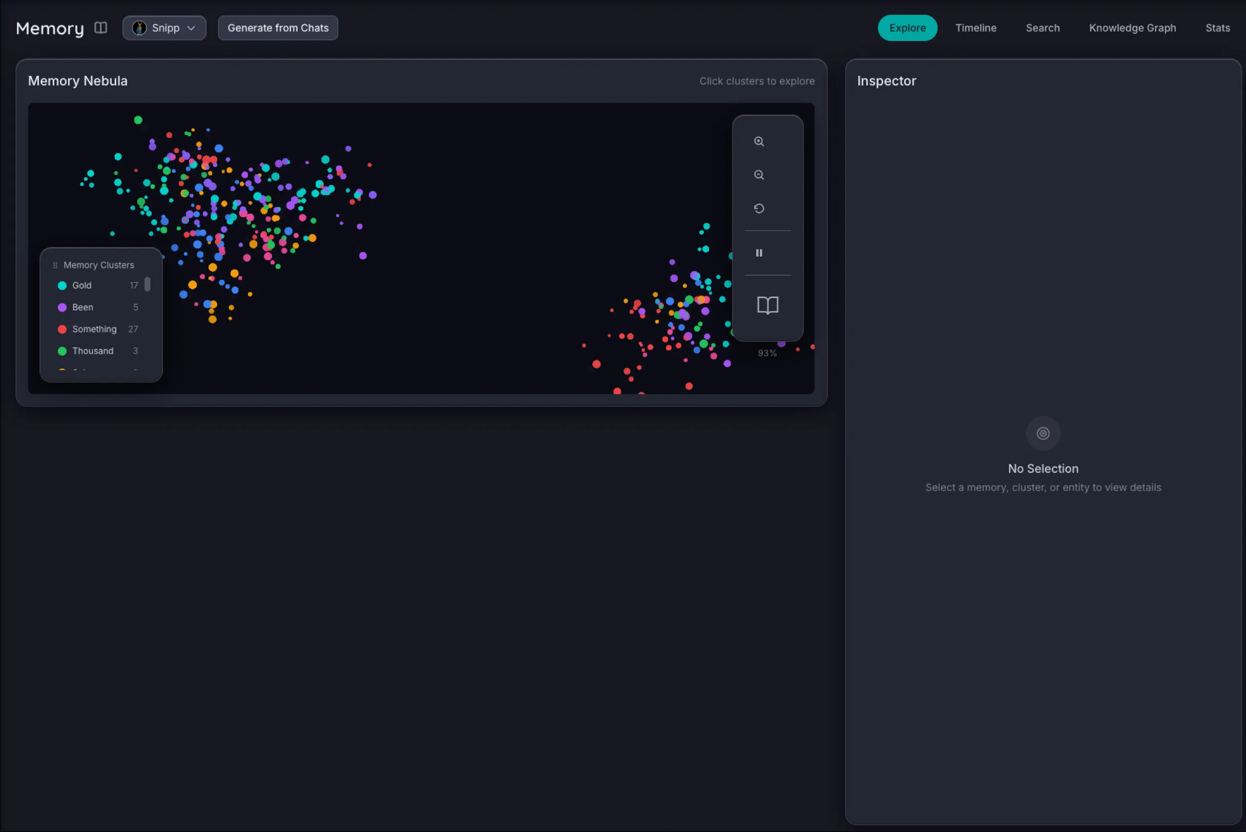 Persistent Memory — Snippbot UI