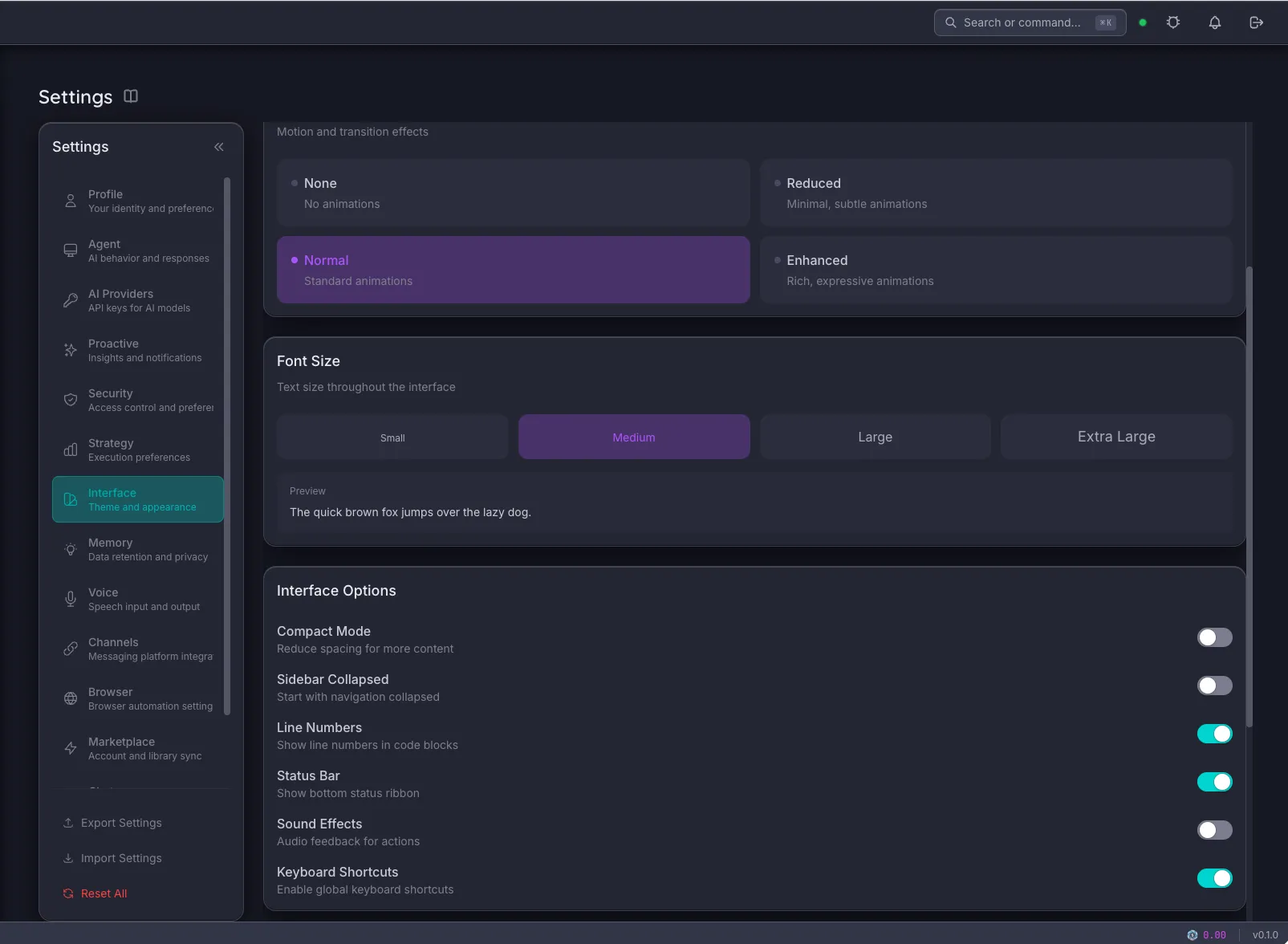 Beautiful Themes — Snippbot UI